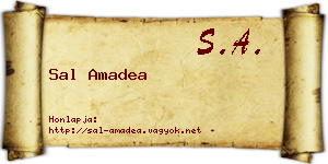 Sal Amadea névjegykártya
