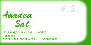 amadea sal business card